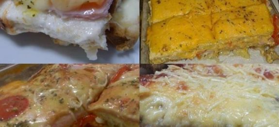 Lanche de forno cremoso