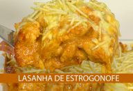 Lasanha de estrogonofe