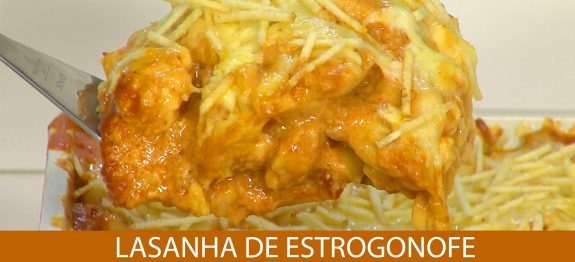 Lasanha de estrogonofe