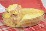 Lasanha de purê de batata