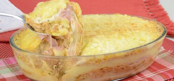 Lasanha de purê de batata