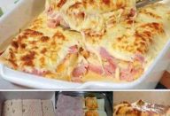 Lasanha de pão de forma