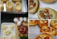 Omelete no pão