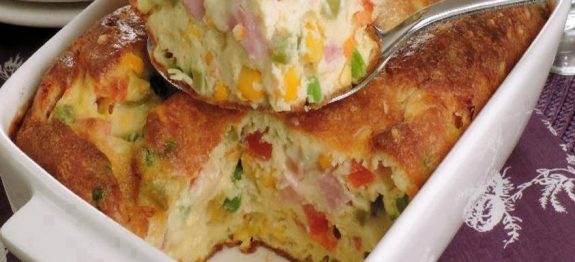 Omelete-suflê de forno