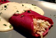Panqueca com Massa de Beterraba