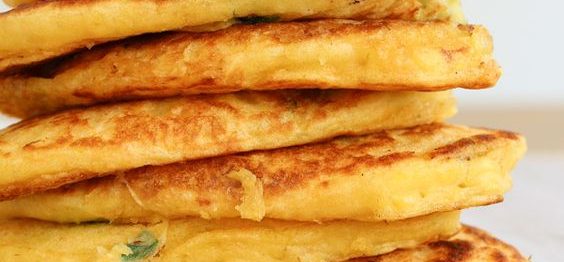 Panquecas de milho verde
