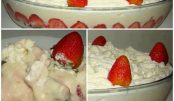 Pavê Bis® Com Morangos e Chantilly