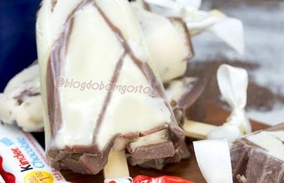 Picolé de KINDER CHOCOLATE