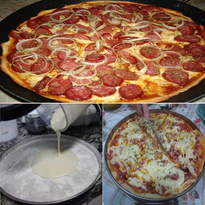 Pizza de Liquidificador Veja a Receita