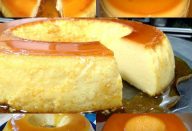 Pudim de leite condensado com creme de leite