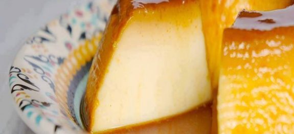 Pudim de leite ninho