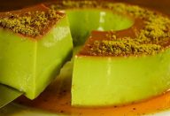 Pudim de pistache delicioso e totalmente diferente de tudo que você já comeu