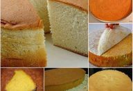 Pão de ló para bolos de aniversario