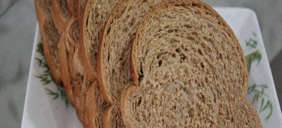 Pão integral caseiro
