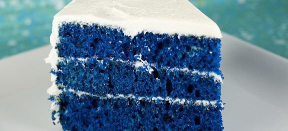 Receita de Bolo Blue Velvet (Veludo Azul