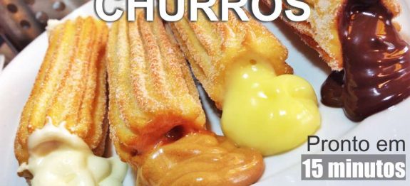Receita de Churros em 15 minutos