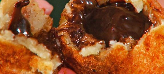 Receita de Coxinha com Recheio de Brigadeiro