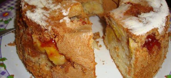 Receita de Cuca de banana