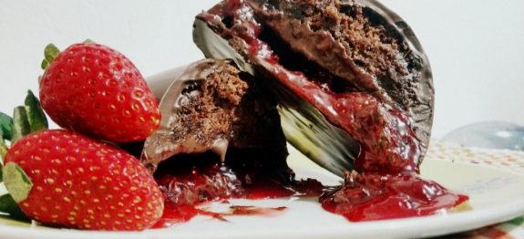 Receita de Ovo bolo sensação de morango