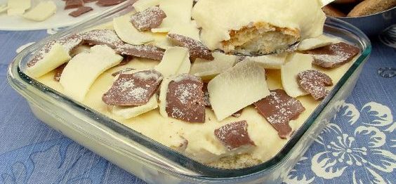 Receita de Pavê Cremoso de Chocolate Branco