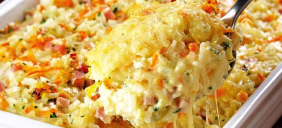 Receita de arroz de forno cremoso