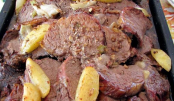 Receita de picanha de forno com batatas