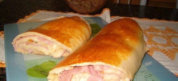 Rocambole de forno