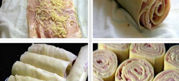 Rondelli de Presunto e Queijo