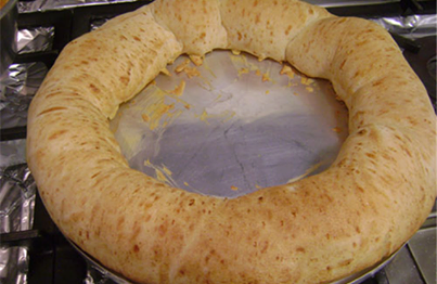 Rosca de polvilho azedo com queijo