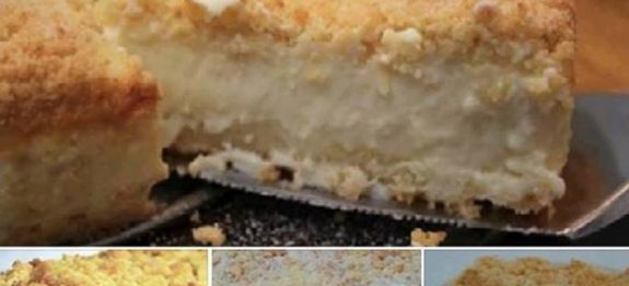 Torta Cremosa com Farofa Crocante