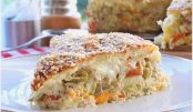 Torta Salgada com Massa de Arroz