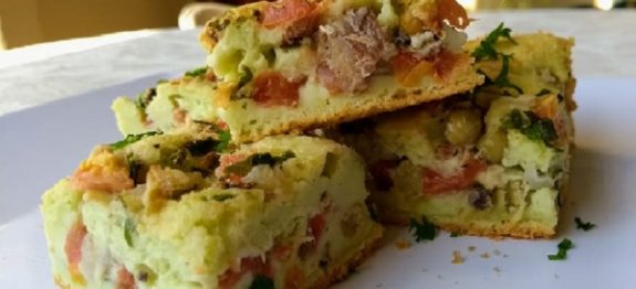 Torta de Sardinha Cremosa de Liquidificador
