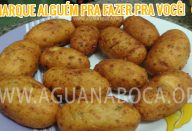 Bolinho de BATATA rápido e fácil: Como fazer a receita com recheio de CARNE