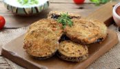 Veja como fazer uma berinjela à milanesa super crocante