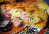 torta cremosa de pizza