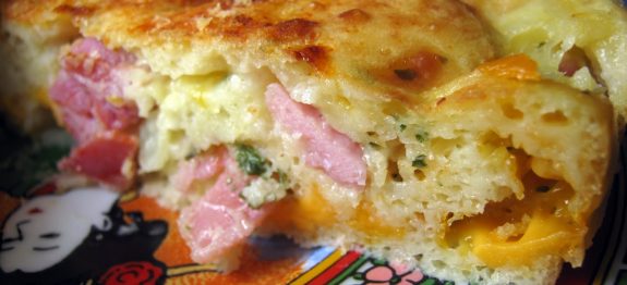 torta cremosa de pizza