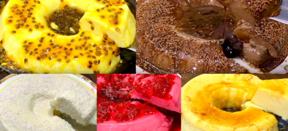 5 RECEITAS DE PUDIM SEM FORNO