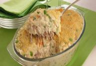 Arroz de forno ao creme de leite