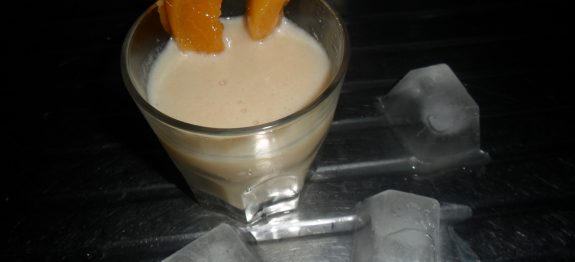 BATIDA DE PÊSSEGO FÁCIL