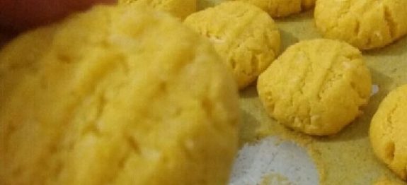 Biscoitinhos de Fubá com Coco