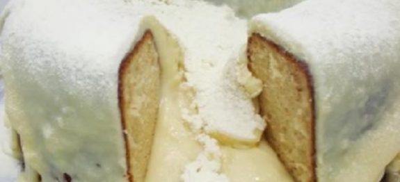 Bolo Vulcão de Leite Ninho