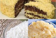 Bolo de Chocolate e Coco