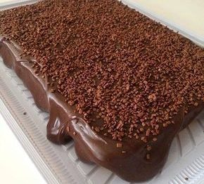 Bolo de Chocolate simples – Vovó Palmirinha