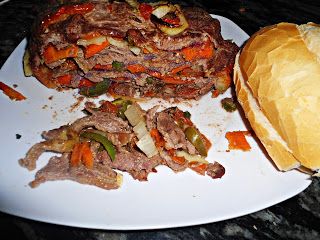 Churrasco Grego na panela de pressao