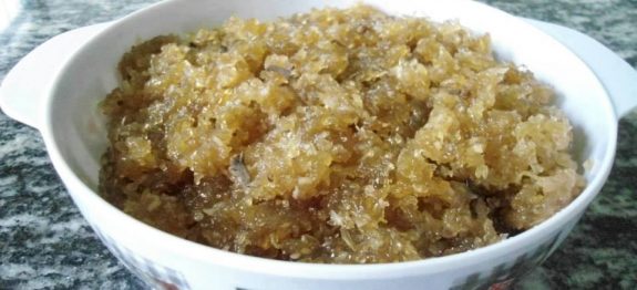 Doce de casca de melancia