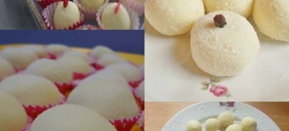 Docinho de Leite em Pó com Leite Condensado