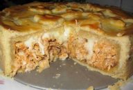 Empadão com Massa de Creme de Leite