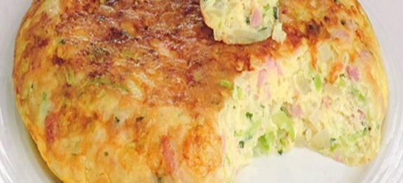 Fritada de batata com abobrinha