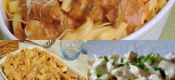 Macarrão-ao-estrogonofe