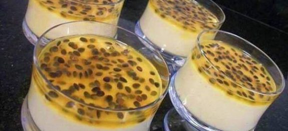Mousse de Maracujá com 3 Ingrediente